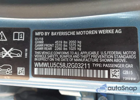 2018 Mini Clubman Cooper S from USA, damaged, VIN WMWLU5C58J2G03211